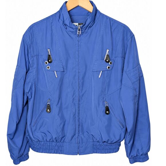 jamie sadock Jackets & Blazers - Vintage Jamie Sadock Blue Utility Windbreaker Jacket M 90s Y2K Streetwear